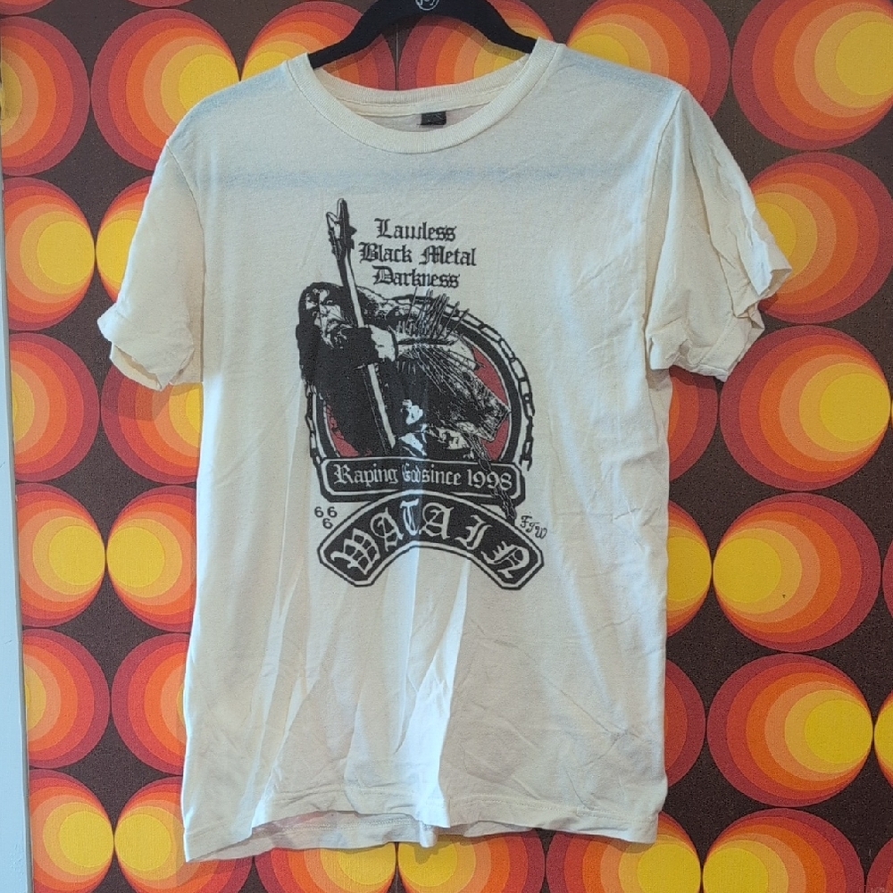 WATAIN Lawless Black Metal Darkness MEN SIZE MEDIUM